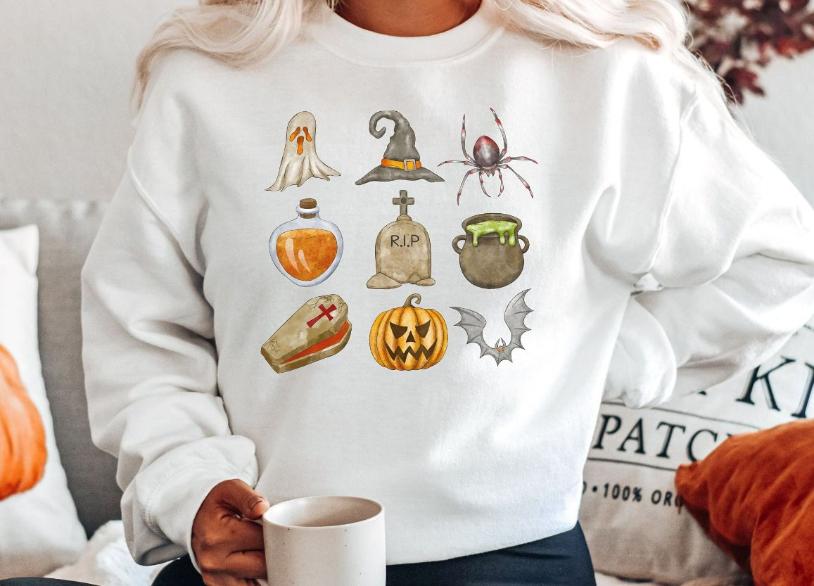 Witch Things Halloween Sweatshirt Witch Things Halloween Sweatshirt