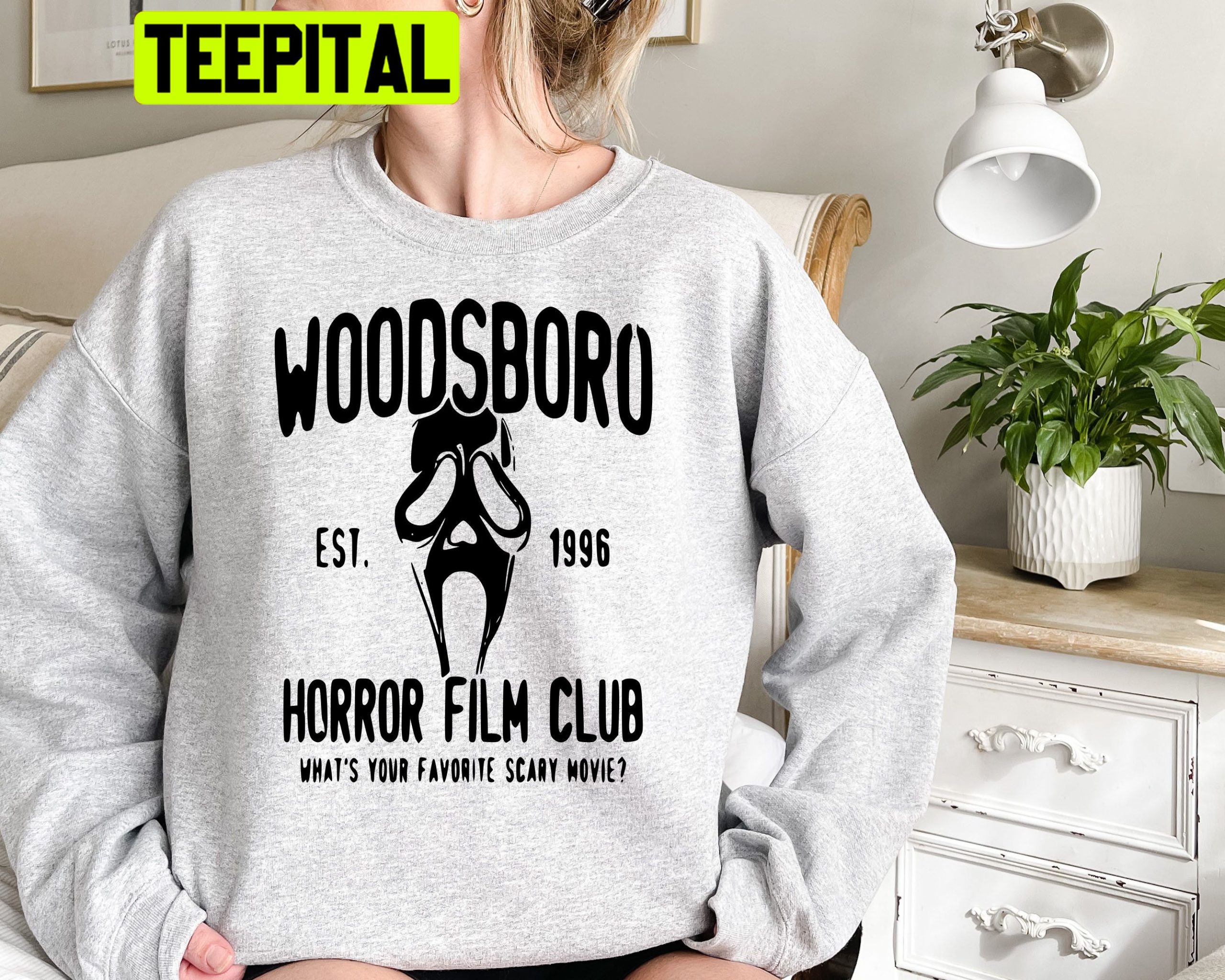 Woodsboro Horror Club Scream-Ghost Halloween Trending Unisex Shirt Woodsboro Horror Club Scream-Ghost Halloween Trending Unisex Shirt