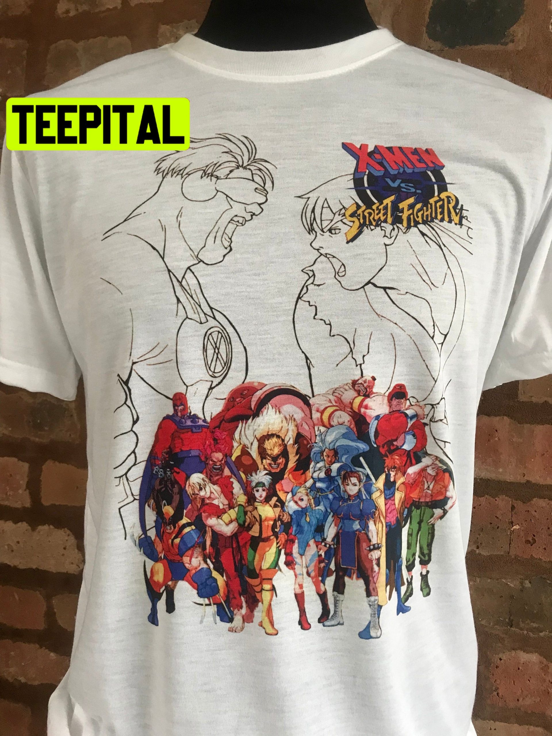 X-Men Vs Street Fighter Halloween Trending Unsiex T-Shirt X-Men Vs Street Fighter Halloween Trending Unsiex T-Shirt