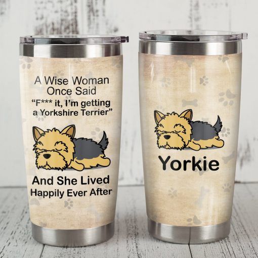 Yorkshire Terrier Dog Stainless Steel Cup Yorkshire Terrier Dog Stainless Steel Cup