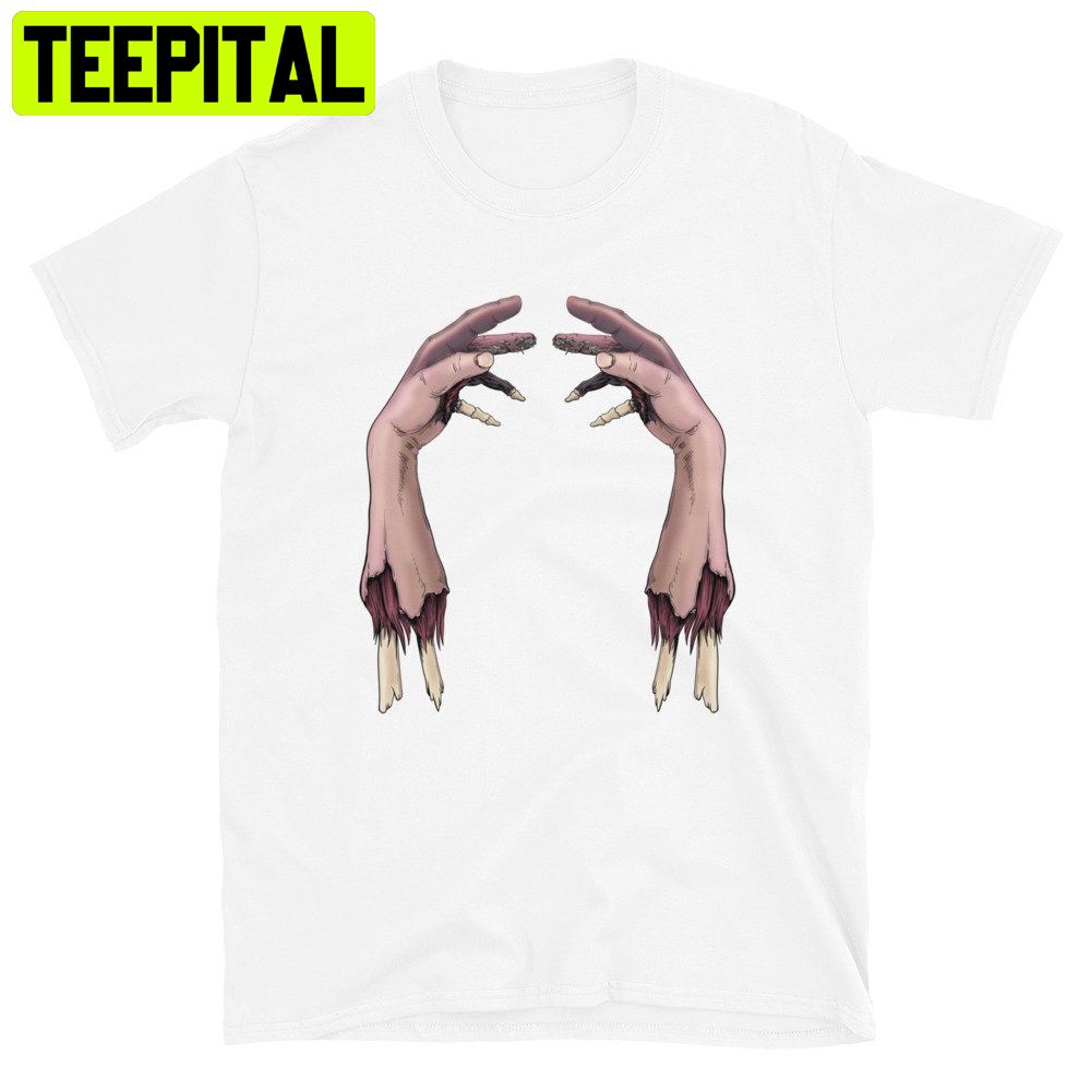 Zombie Hands Halloween Trending Unisex Shirt Zombie Hands Halloween Trending Unisex Shirt