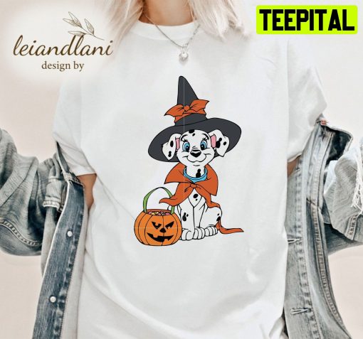 101 Dalmatians Chibi Puppy Halloween Unisesx T-Shirt