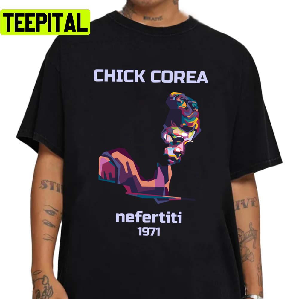 1971 Nefertiti Popart Chick Corea In Wpap Unisex Sweatshirt 1971 Nefertiti Popart Chick Corea In Wpap Unisex Sweatshirt