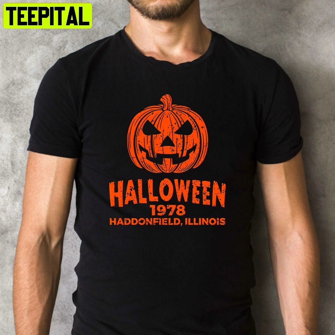 1978 Haddonfield Illinios Scary Movie Halloween Retro Design T-Shirt 1978 Haddonfield Illinios Scary Movie Halloween Retro Design T-Shirt