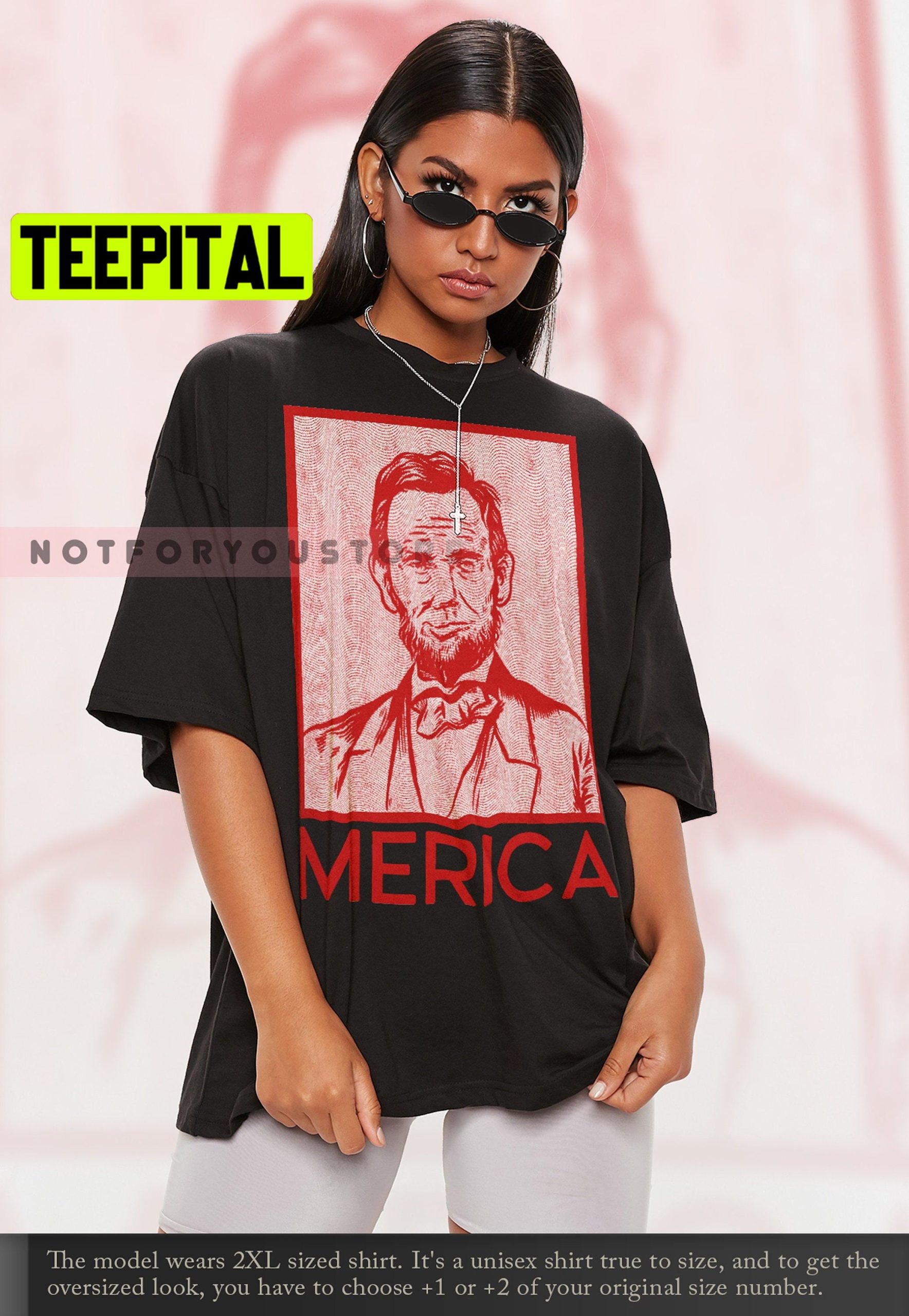 4th Of July Merica Abraham Lincoln Trending Unisex T-Shirt 4th Of July Merica Abraham Lincoln Trending Unisex T-Shirt