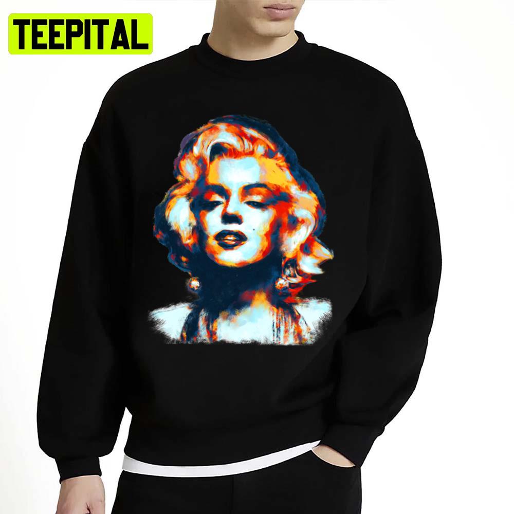 60s Marilyn Monroe Retro Painting Unisex Sweatshirt 60s Marilyn Monroe Retro Painting Unisex Sweatshirt