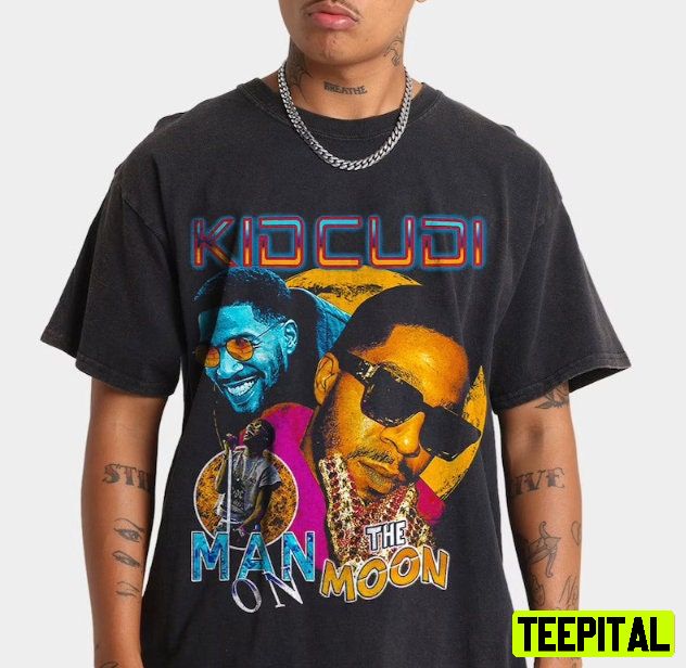 90s Bootleg Kid Cudi Rap Design Unisex T-Shirt 90s Bootleg Kid Cudi Rap Design Unisex T-Shirt