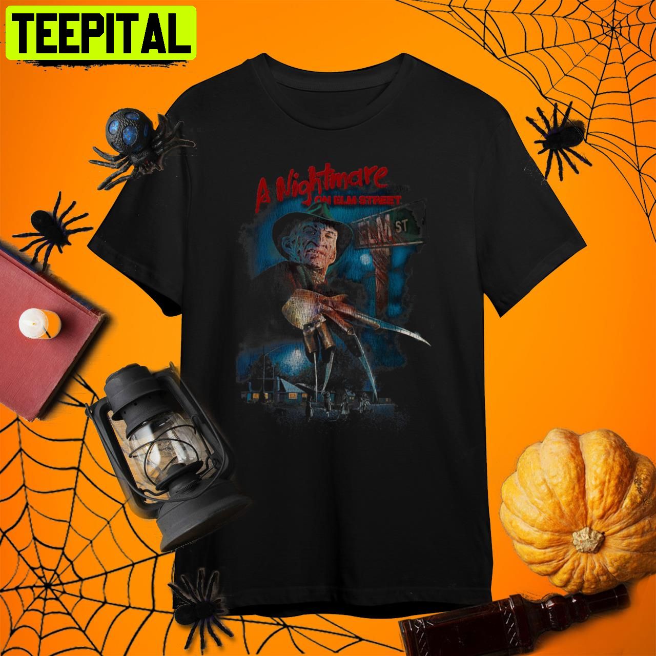 A Nightmare On Elm Street Freddy Poster Fade A Nightmare On Elm Street Retro Art Unisex T-Shirt A Nightmare On Elm Street Freddy Poster Fade A Nightmare On Elm Street Retro Art Unisex T-Shirt