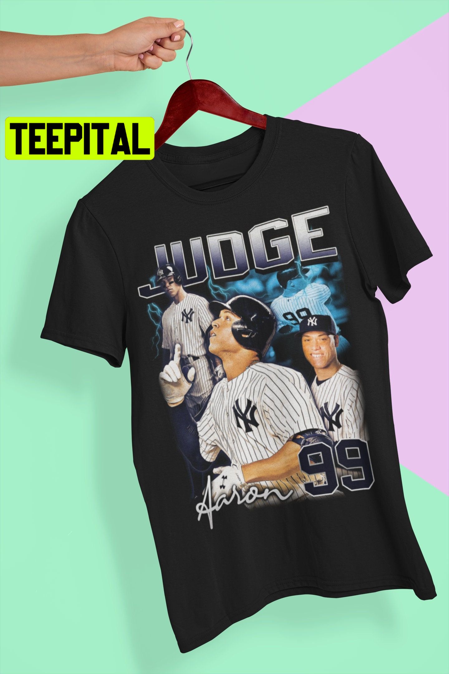 Aaron Judge Vintage 90s Baseball Trending Unisex T-Shirt Aaron Judge Vintage 90s Baseball Trending Unisex T-Shirt