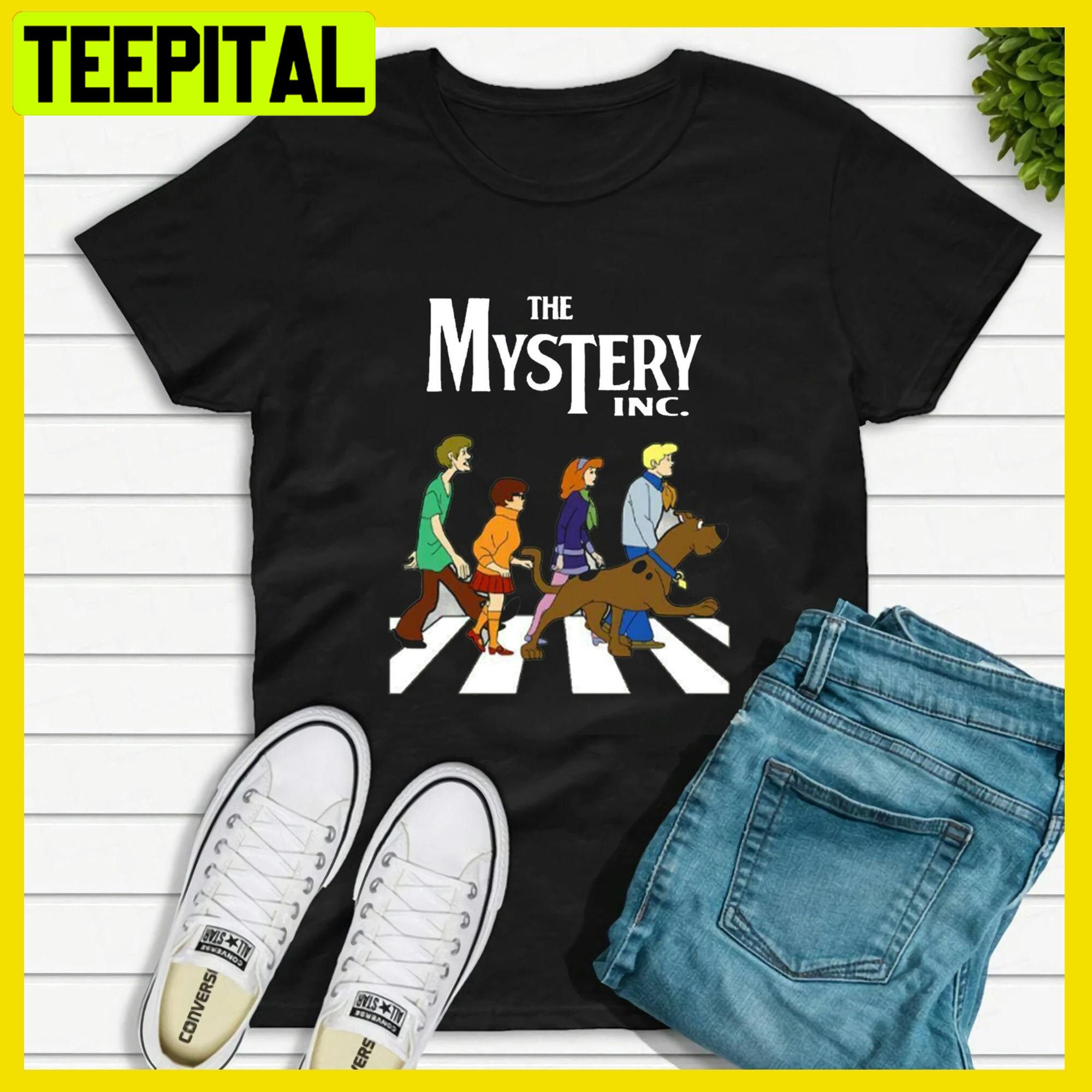 Abbey Road Scooby Doo The Mystery Trending Unisex T-Shirt Abbey Road Scooby Doo The Mystery Trending Unisex T-Shirt