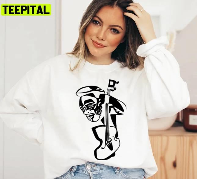 Abstract Charles Mingus Design Jazz Unisex Sweatshirt Abstract Charles Mingus Design Jazz Unisex Sweatshirt
