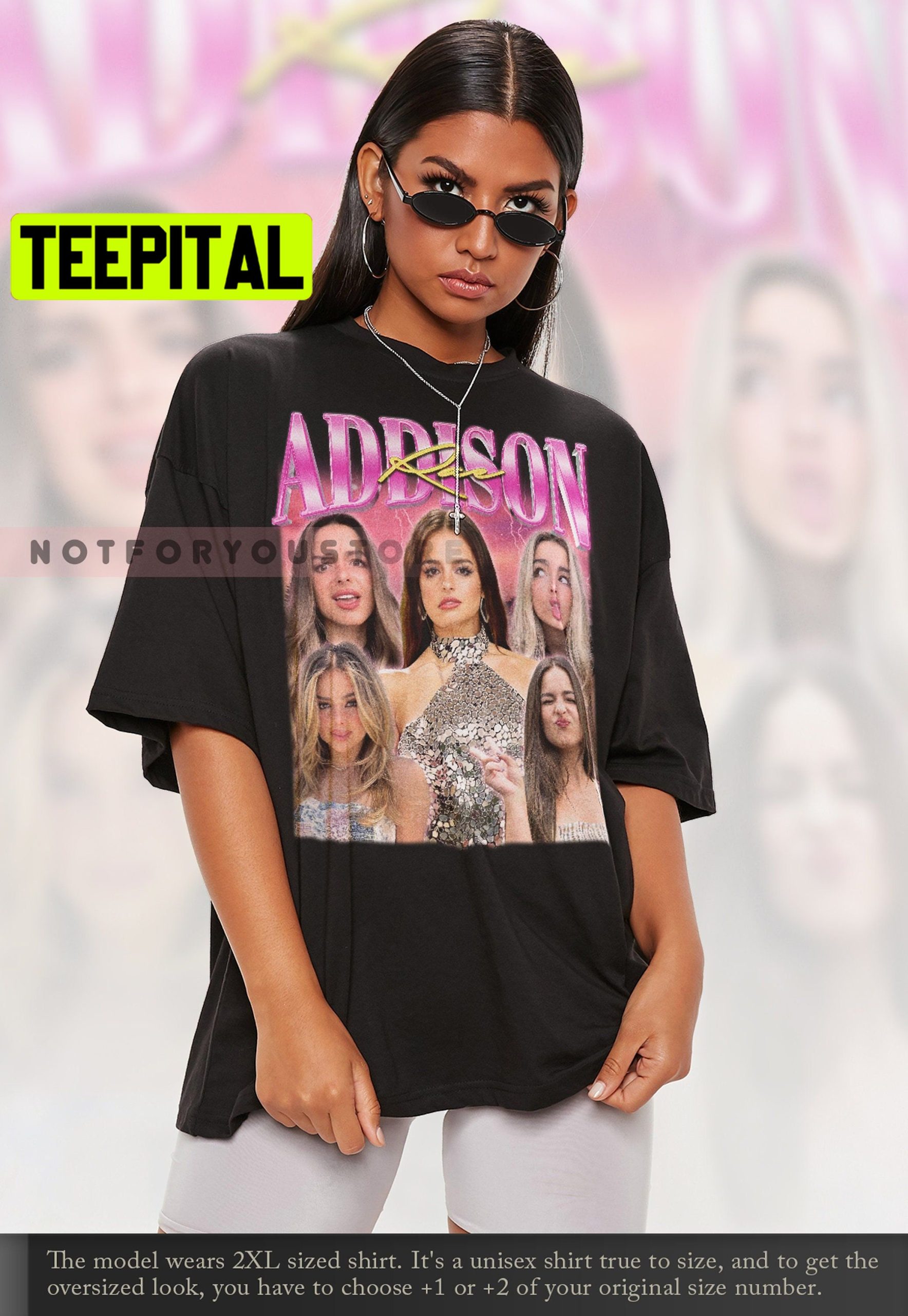 Addison Rae Trending Unisex T-Shirt Addison Rae Trending Unisex T-Shirt