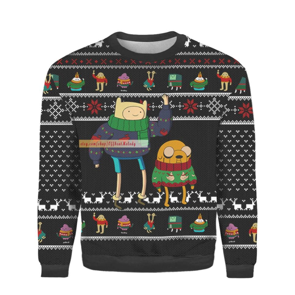 Adventure Time Ugly Christmas Sweater Adventure Time Ugly Christmas Sweater