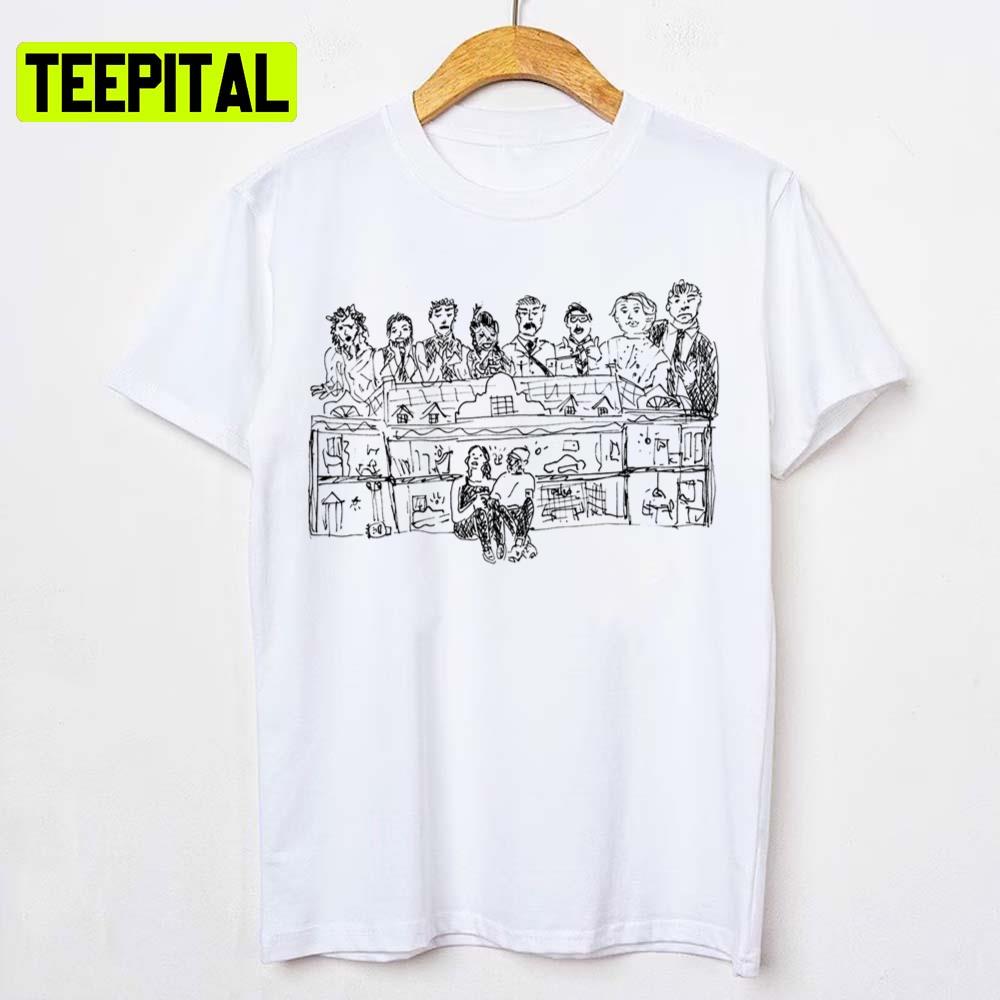 Aesthetic Art Bbc Ghosts Doll House Unisex T-Shirt Aesthetic Art Bbc Ghosts Doll House Unisex T-Shirt