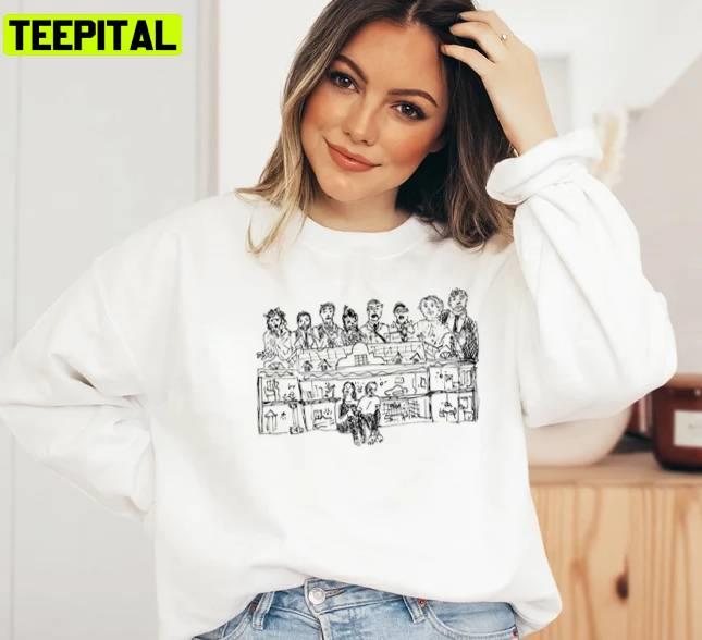 Aesthetic Art Bbc Ghosts Doll House Unisex T-Shirt Aesthetic Art Bbc Ghosts Doll House Unisex T-Shirt