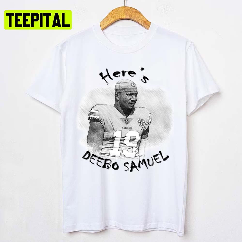 Aesthetic Portrait Here's Deebo Samuel Design Unisex T-Shirt Aesthetic Portrait Here's Deebo Samuel Design Unisex T-Shirt