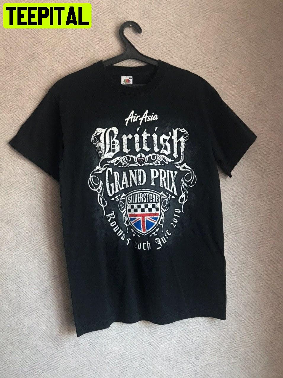 Air Asia British Grand Prix Retro Design T-Shirt Air Asia British Grand Prix Retro Design T-Shirt