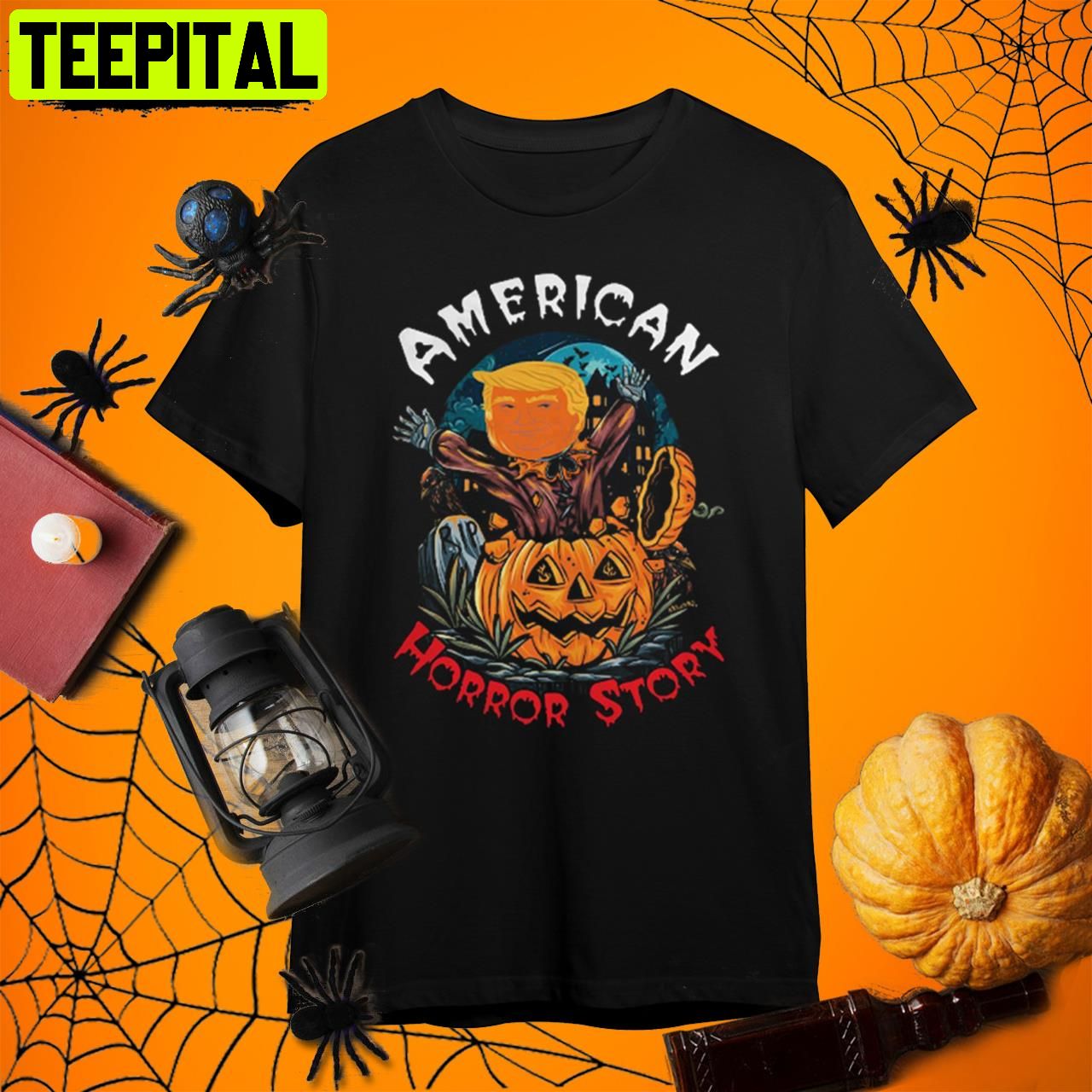American Horror Story Donald Trump Halloween Retro Art Unisex T-Shirt American Horror Story Donald Trump Halloween Retro Art Unisex T-Shirt