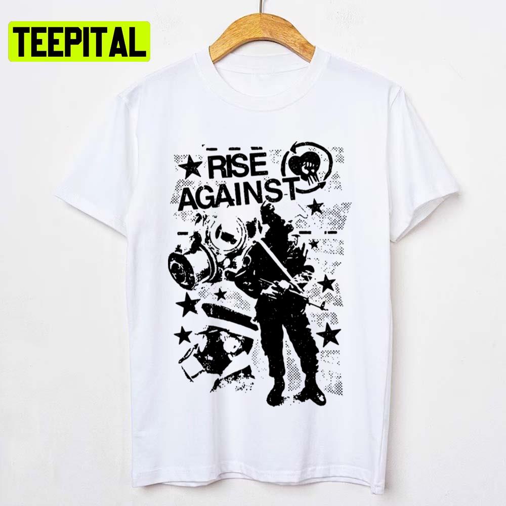 An Old Design Of Rise Against Unisex T-Shirt An Old Design Of Rise Against Unisex T-Shirt