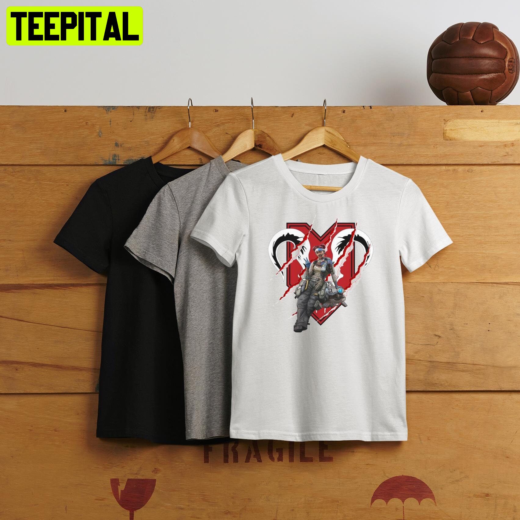 Apex Legends Lifeline With Predator Logo Apex Legends Unisex T-Shirt Apex Legends Lifeline With Predator Logo Apex Legends Unisex T-Shirt