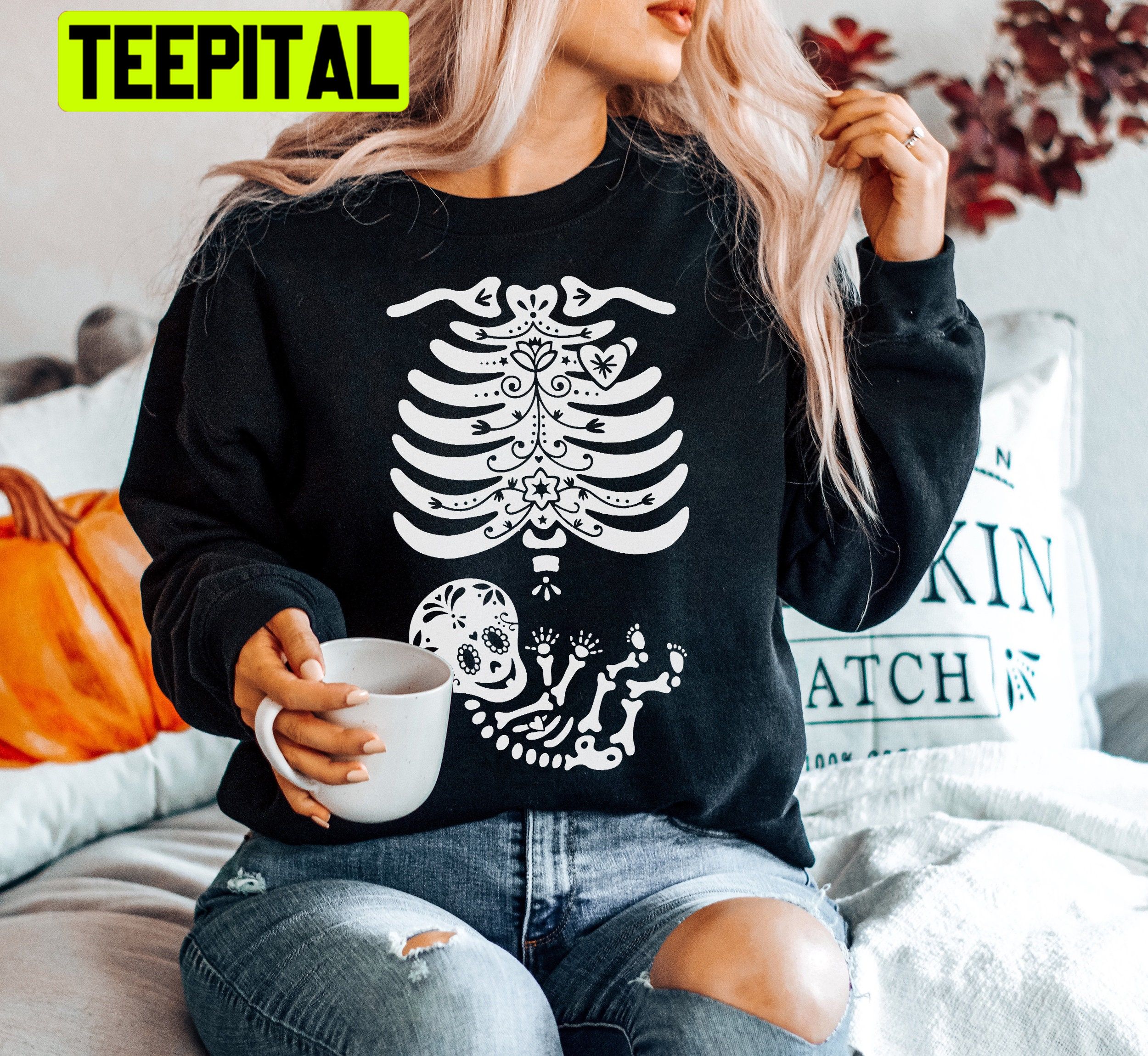 Art Halloween Pregnant Baby Shower Party Trending Unisex Shirt Art Halloween Pregnant Baby Shower Party Trending Unisex Shirt