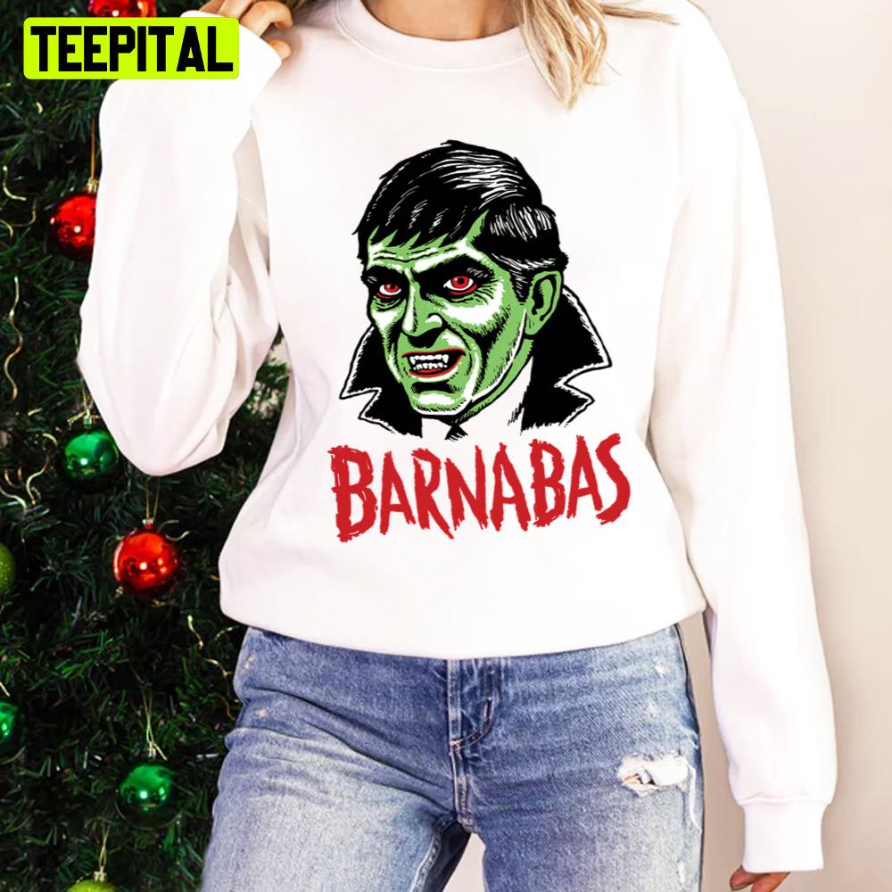 Barnabas Dark Shadows Art Unisex Sweatshirt Barnabas Dark Shadows Art Unisex Sweatshirt