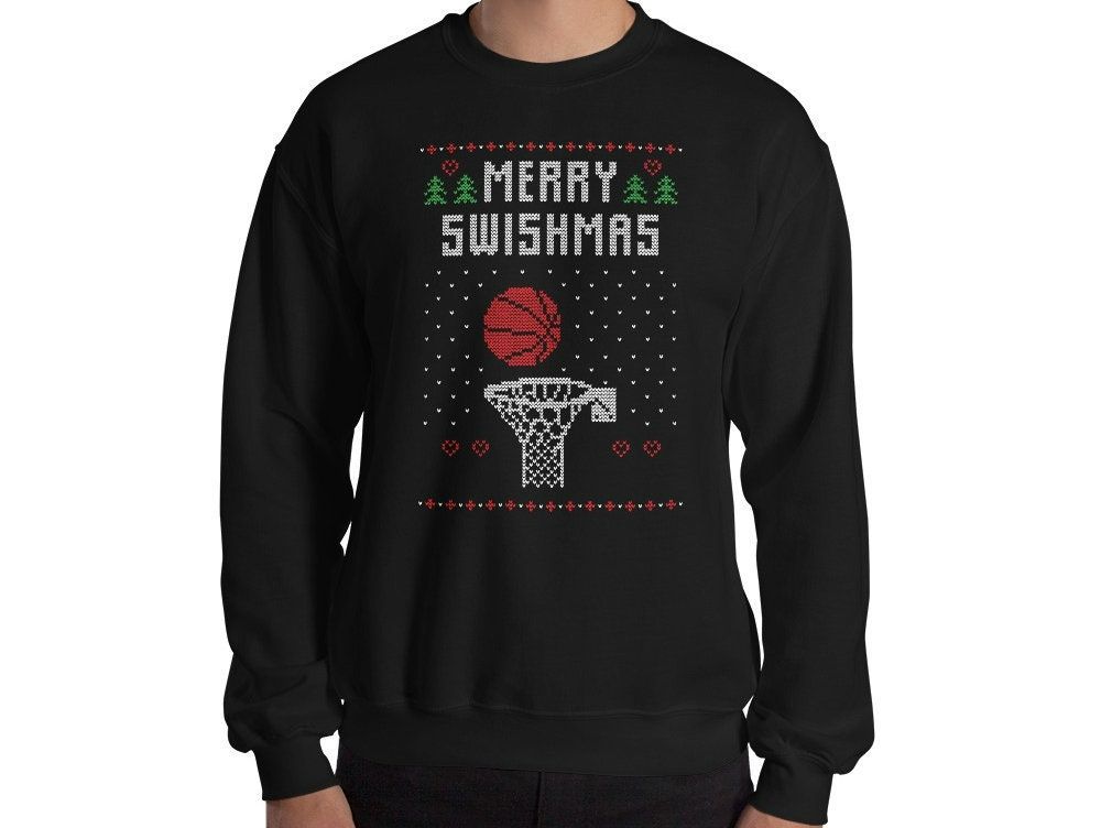 Basketball Ugly Christmas Sweater Basketball Ugly Christmas Sweater