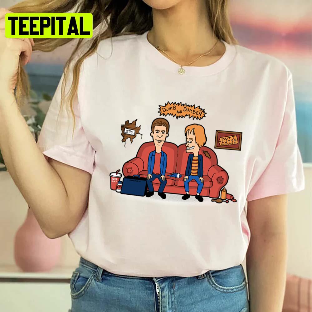 Beavis And Butthead Dumb & Dumber Harry And Lloyd Unisex T-Shirt Beavis And Butthead Dumb & Dumber Harry And Lloyd Unisex T-Shirt