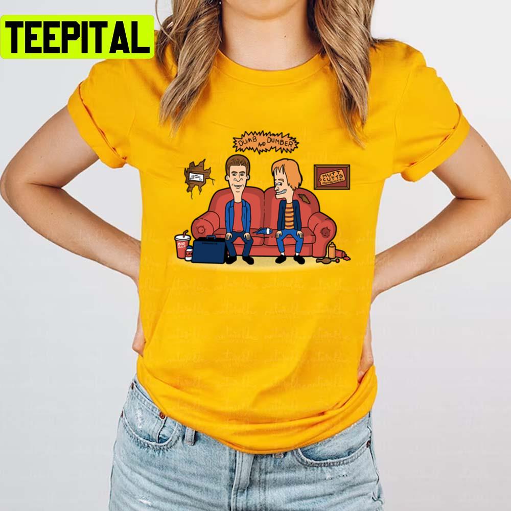 Beavis And Butthead Dumb & Dumber Harry And Lloyd Unisex T-Shirt Beavis And Butthead Dumb & Dumber Harry And Lloyd Unisex T-Shirt
