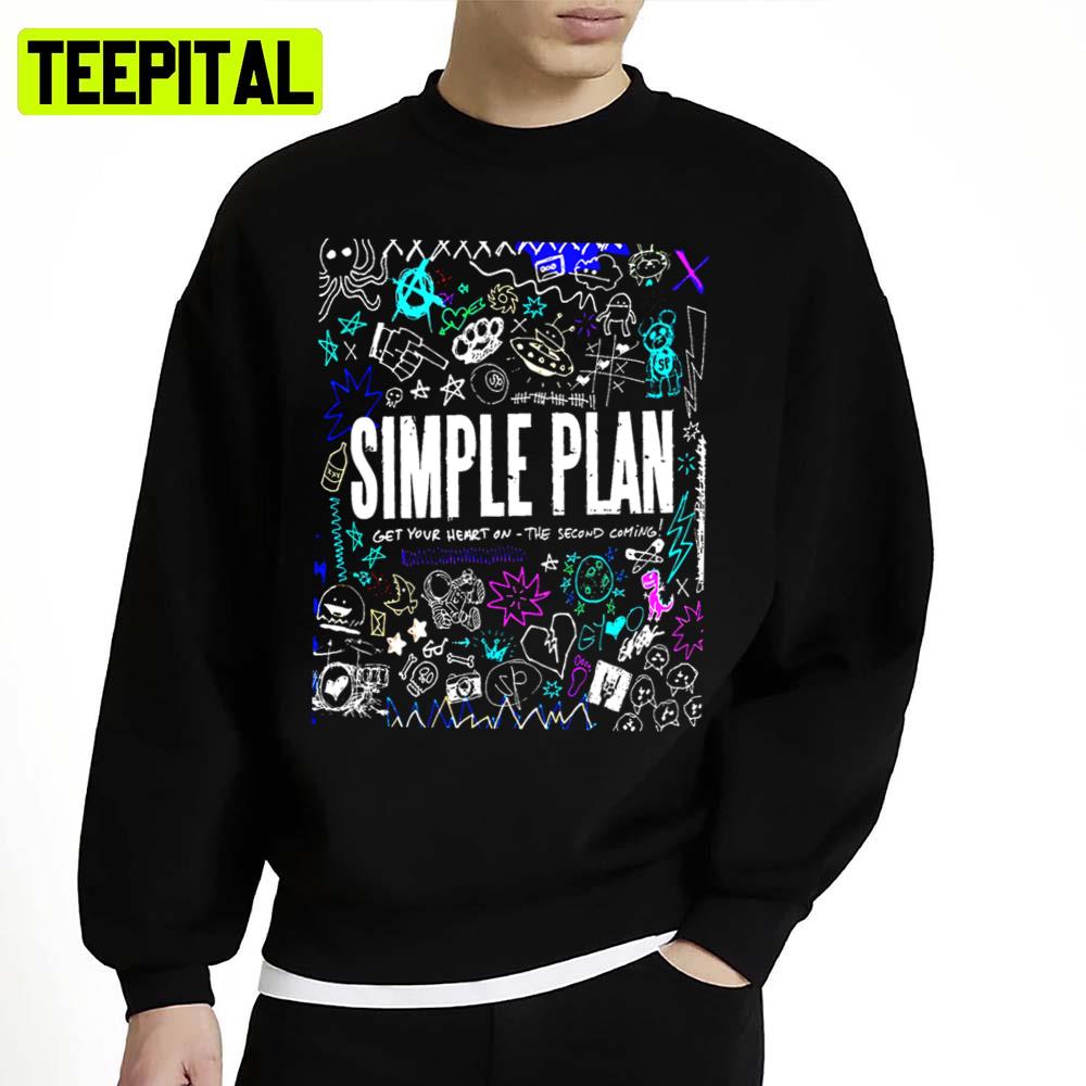 Bestie Neon Symbols Collection Simple Plan Unisex Sweatshirt Bestie Neon Symbols Collection Simple Plan Unisex Sweatshirt