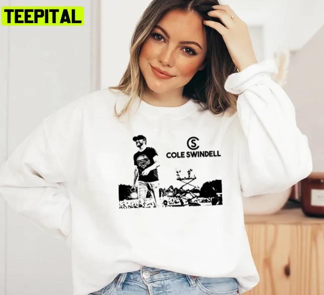 Black And White Design Cole Swindell Unisex Sweatshirt Black And White Design Cole Swindell Unisex Sweatshirt