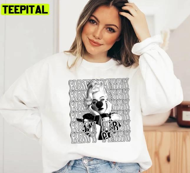 Black And White Design Katy Perry Cute Clown Nose Unisex T-Shirt Black And White Design Katy Perry Cute Clown Nose Unisex T-Shirt