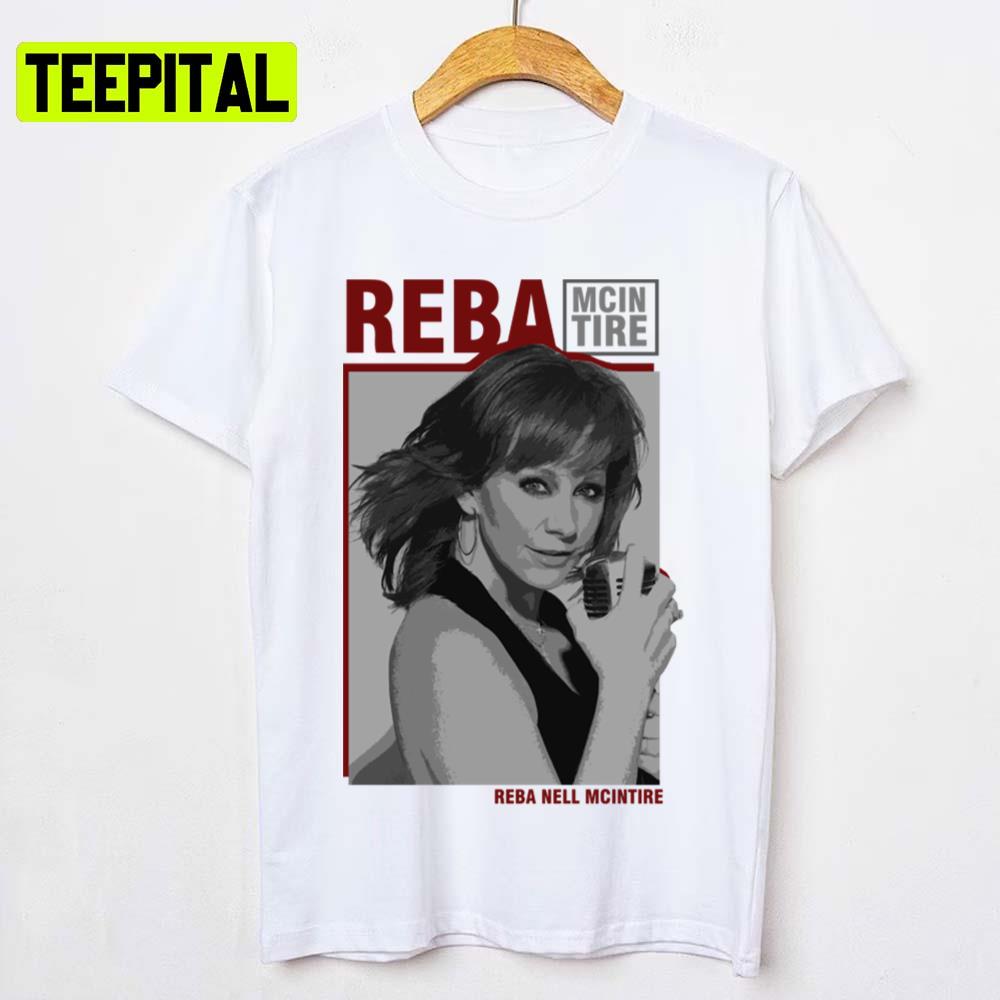 Black And White Design Reba Mcentire Unisex Sweatshirt Black And White Design Reba Mcentire Unisex Sweatshirt