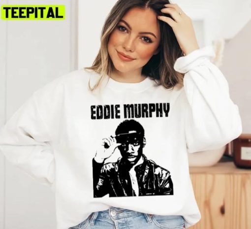 Black And White Portrait Eddie Murphy Designs Unisex T-Shirt