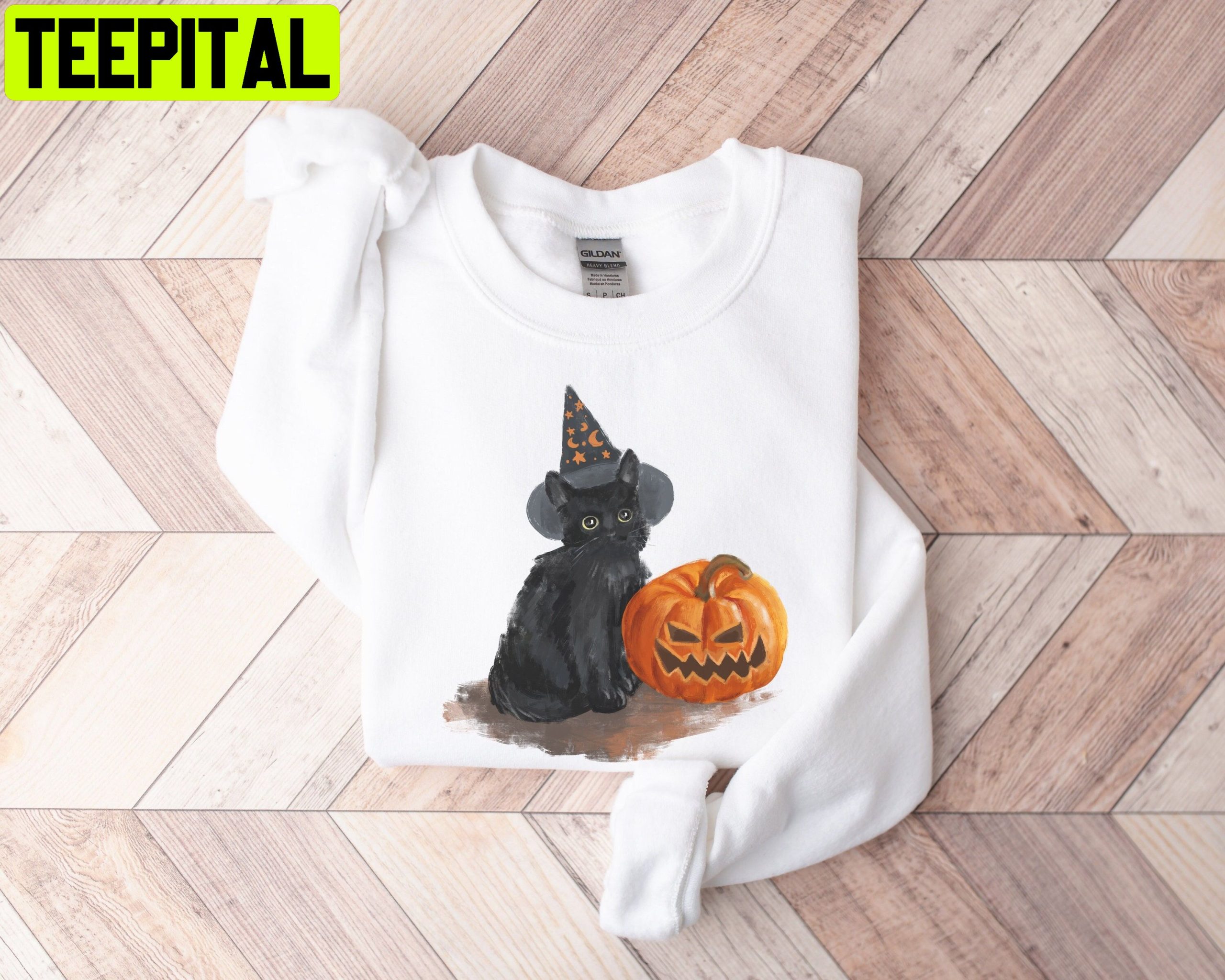 Black Cat Pumpkin Fall Ghost Cat Pumpkin Jack O Lantern Unisex Sweatshirt Black Cat Pumpkin Fall Ghost Cat Pumpkin Jack O Lantern Unisex Sweatshirt