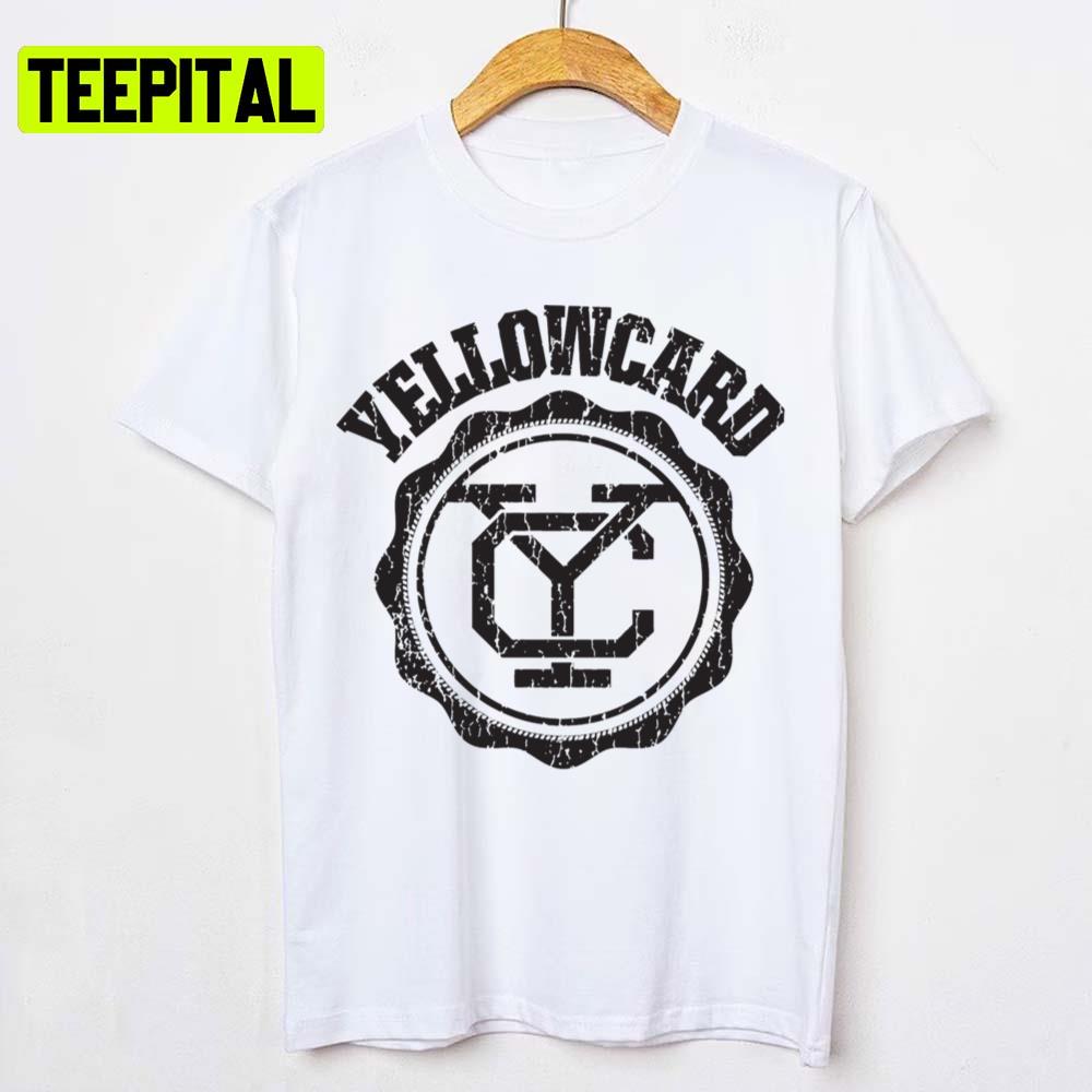 Black Logo Symbol Yellowcard Unisex T-Shirt Black Logo Symbol Yellowcard Unisex T-Shirt