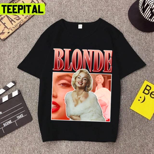 Blonde Movie Ana De Armas Marilyn Monroe Y2k Unisex T-Shirt Blonde Movie Ana De Armas Marilyn Monroe Y2k Unisex T-Shirt