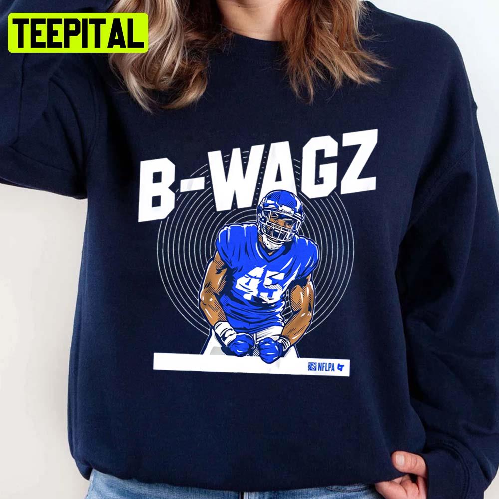 Blue And White Design Bobby Wagner Unisex Sweatshirt Blue And White Design Bobby Wagner Unisex Sweatshirt