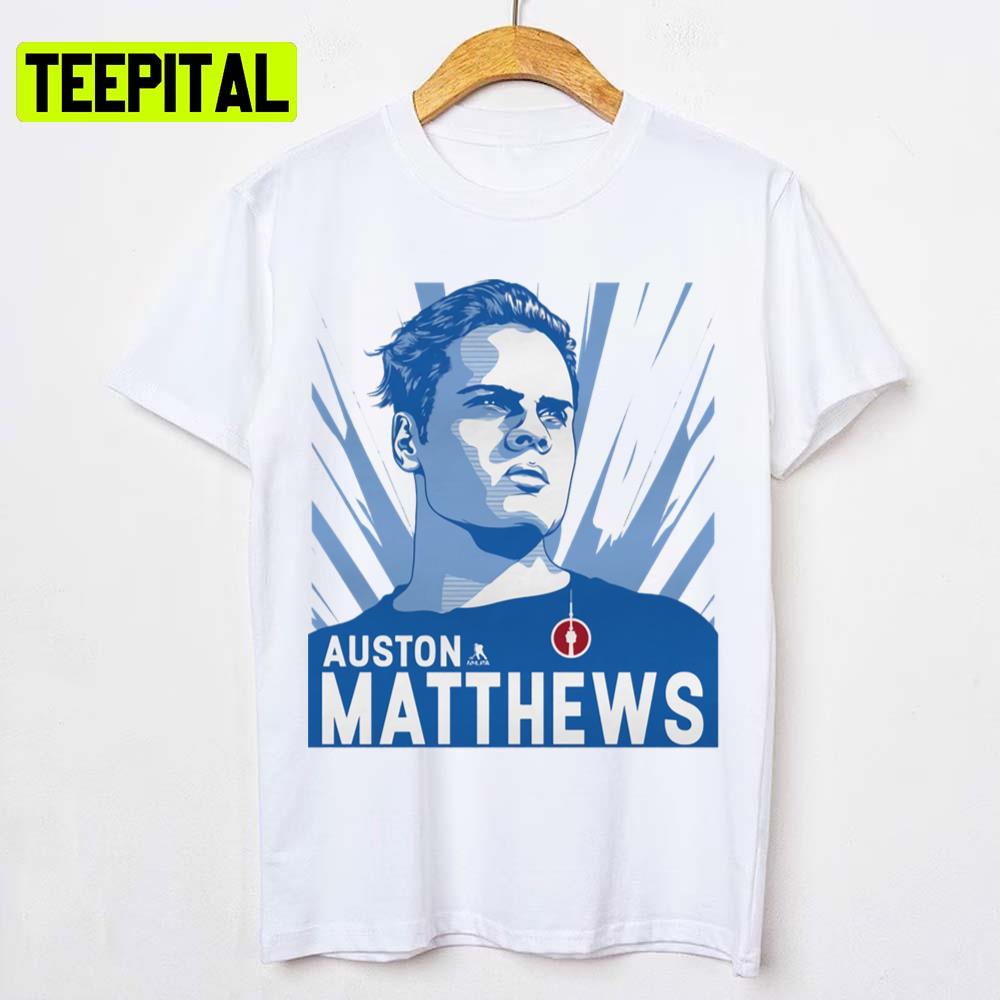 Blue Portrait Auston Matthews Legend Unisex T-Shirt Blue Portrait Auston Matthews Legend Unisex T-Shirt