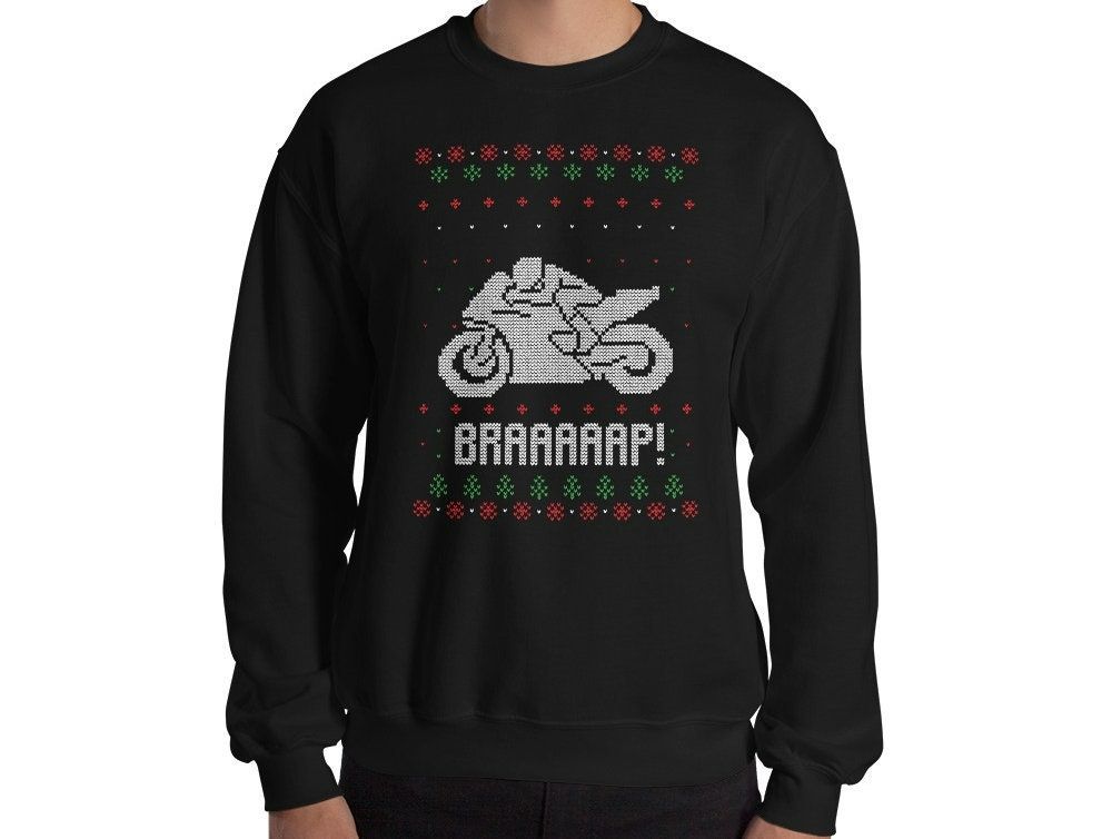 Braap MotoGP Ugly Christmas Sweater Braap MotoGP Ugly Christmas Sweater