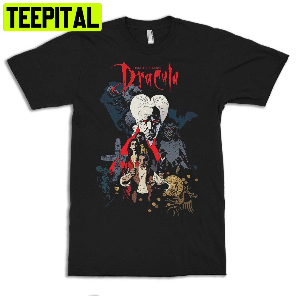 Bram Stoker's Dracula Art Trending Unisex T-Shirt Bram Stoker's Dracula Art Trending Unisex T-Shirt