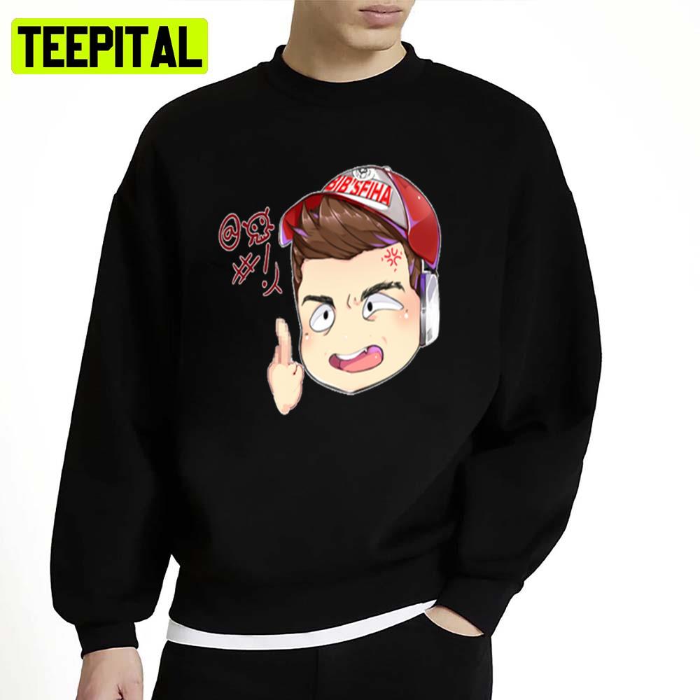 Brazilian Streamer Chibi Face Alanzoka 4 Unisex Sweatshirt Brazilian Streamer Chibi Face Alanzoka 4 Unisex Sweatshirt