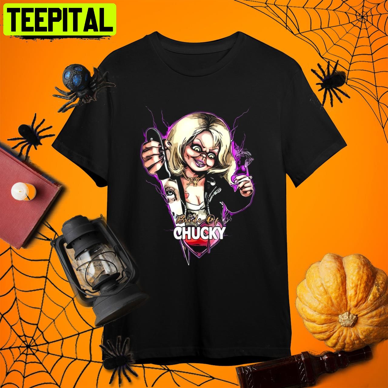 Bride Of Chucky Kid's Play Doll Chucky Retro Art Unisex T-Shirt Bride Of Chucky Kid's Play Doll Chucky Retro Art Unisex T-Shirt
