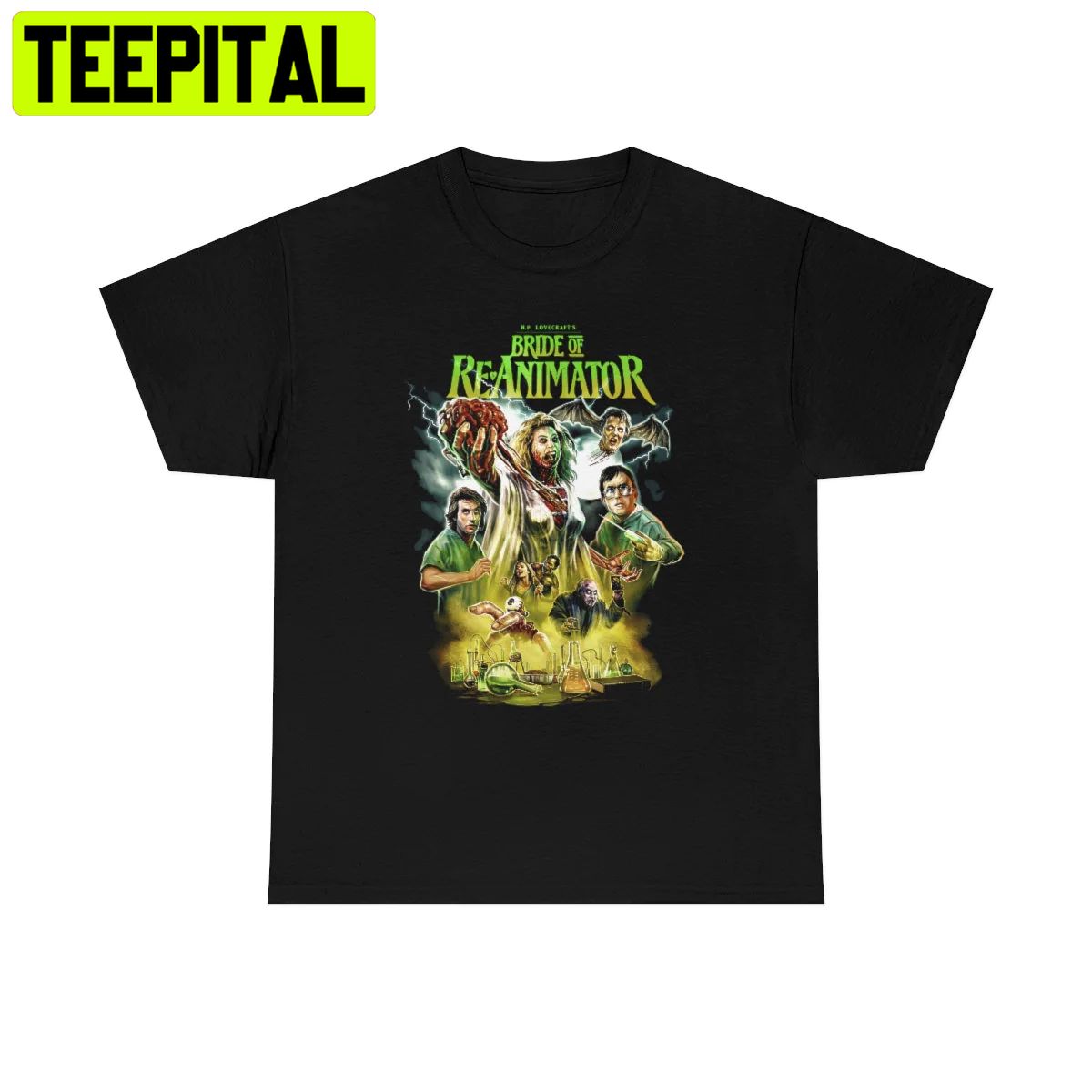 Bride Of Re-Animator Lovecraft Cult Horror Movie Trending Unisex T-Shirt Bride Of Re-Animator Lovecraft Cult Horror Movie Trending Unisex T-Shirt