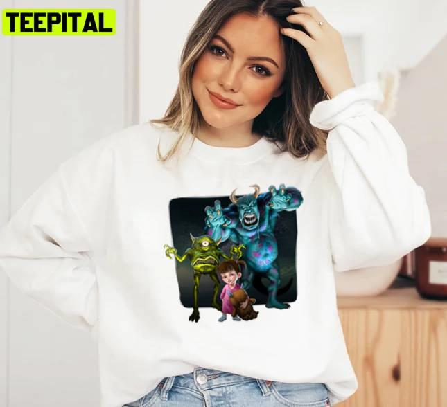 Budigong Monster Inc Scary Design Unisex Sweatshirt Budigong Monster Inc Scary Design Unisex Sweatshirt