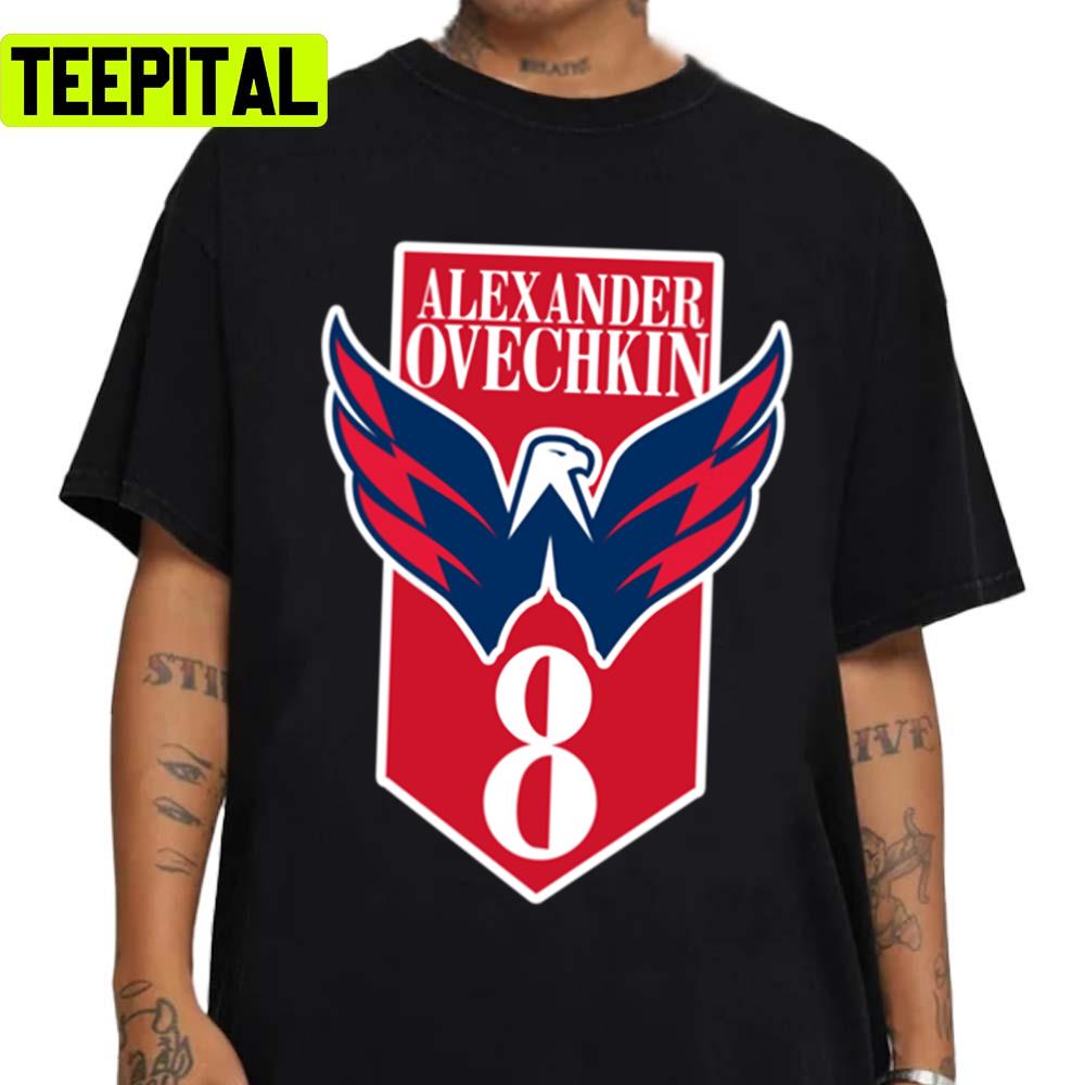 Capitals Great Player Alexander Ovechkin Logo Unisex Sweatshirt Capitals Great Player Alexander Ovechkin Logo Unisex Sweatshirt