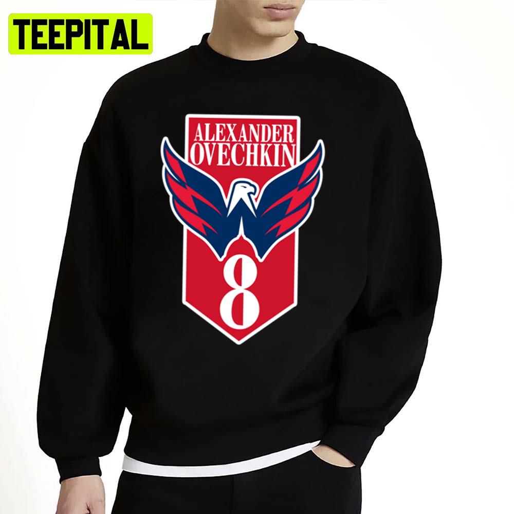 Capitals Great Player Alexander Ovechkin Logo Unisex Sweatshirt Capitals Great Player Alexander Ovechkin Logo Unisex Sweatshirt