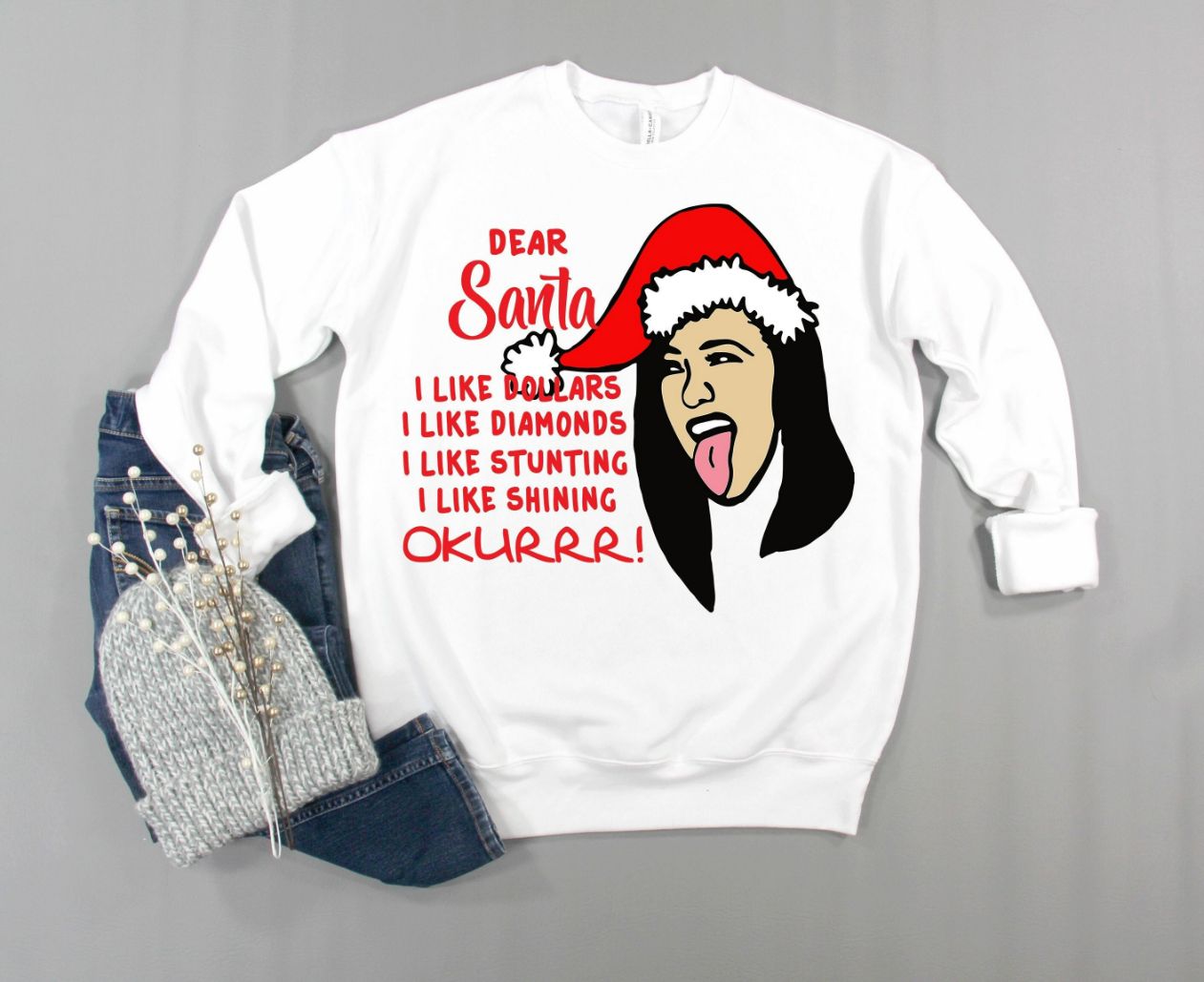 Cardi Ugly Christmas Sweatshirt Cardi Ugly Christmas Sweatshirt