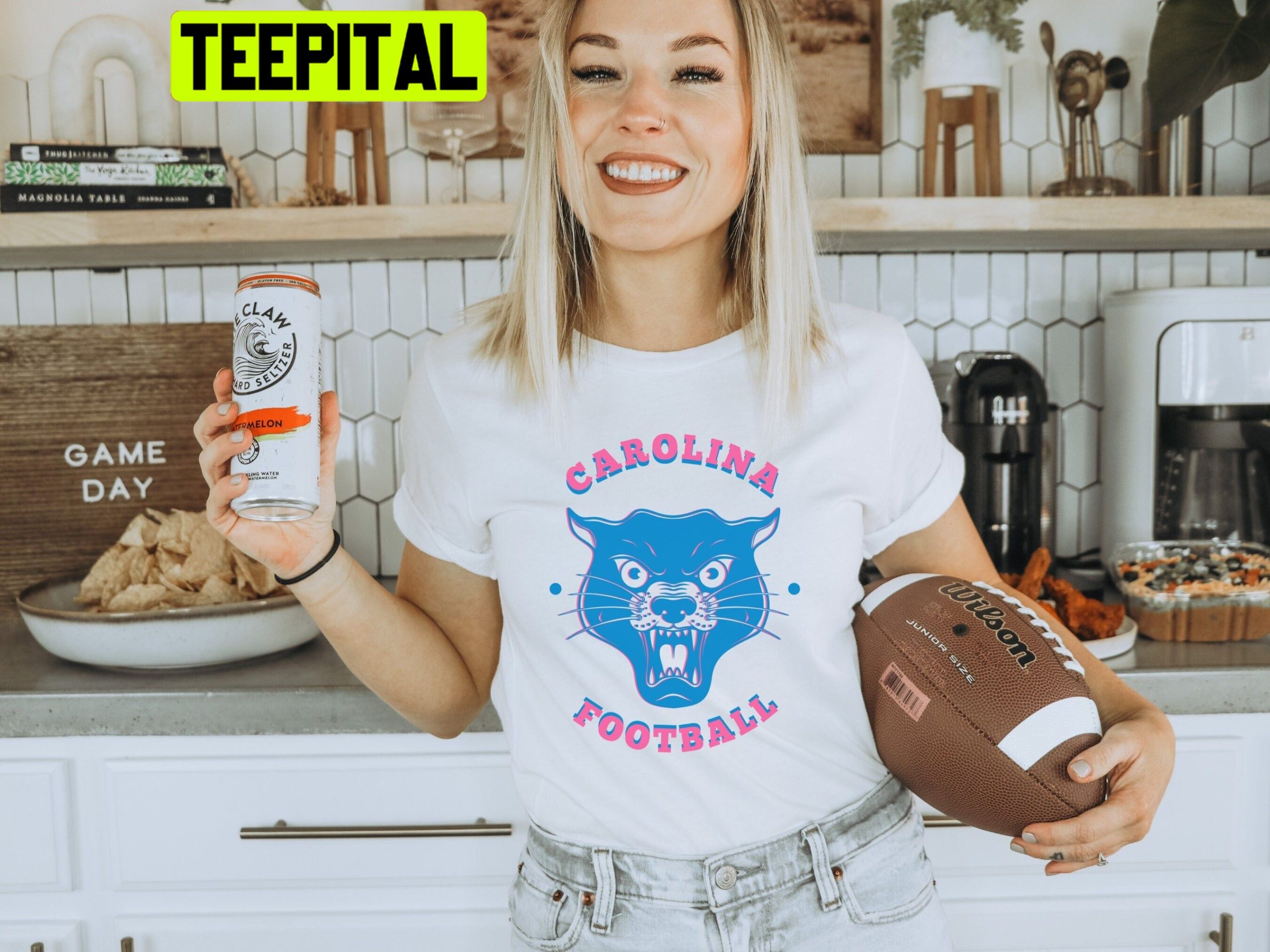Carolina Panthers Football Retro Game Day Trending Unisex T-Shirt Carolina Panthers Football Retro Game Day Trending Unisex T-Shirt