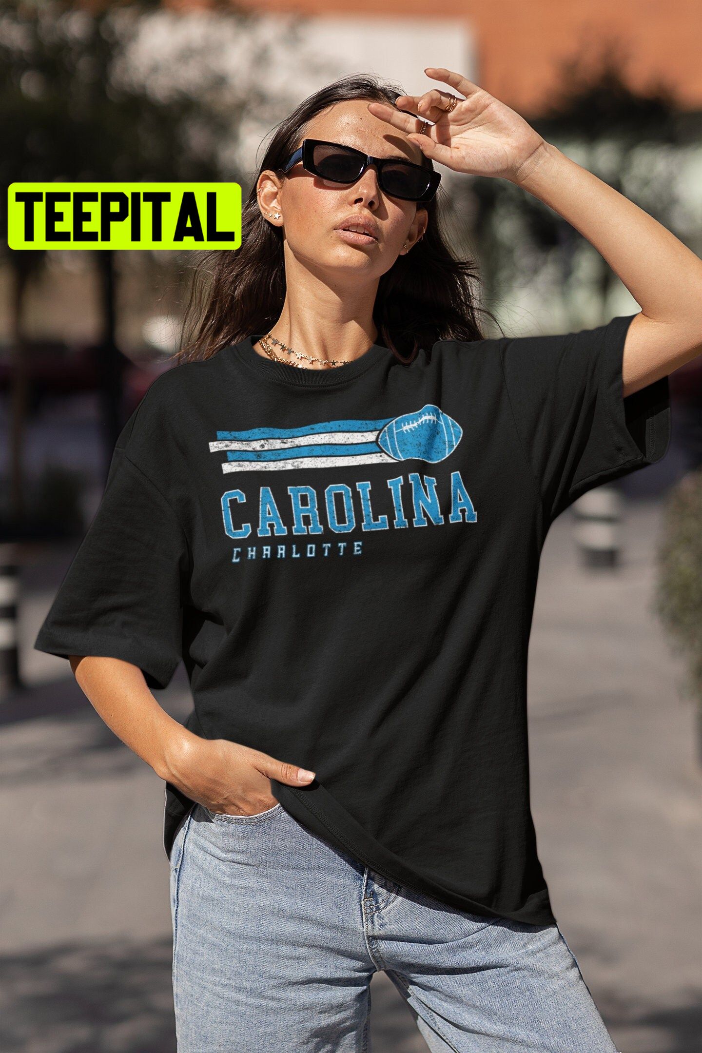 Carolina Panthers Retro Football Unisex T-Shirt Carolina Panthers Retro Football Unisex T-Shirt